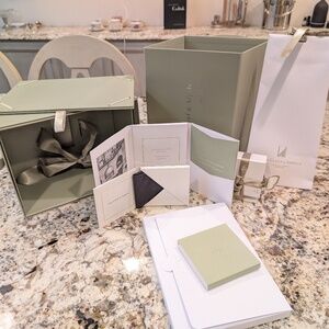 Authentic Van Cleef Arpels Large & Small Empty Gift Boxes and Bag